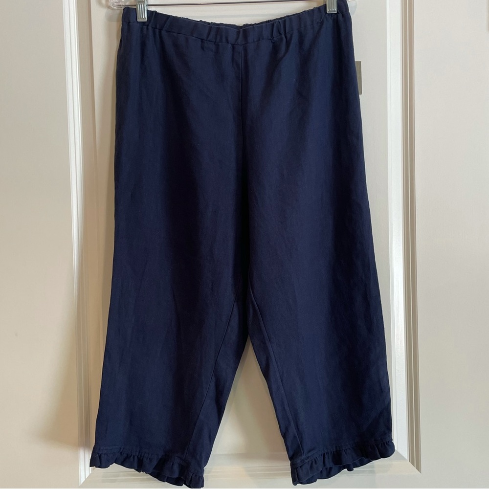 For Cynthia Navy Blue Pants PL